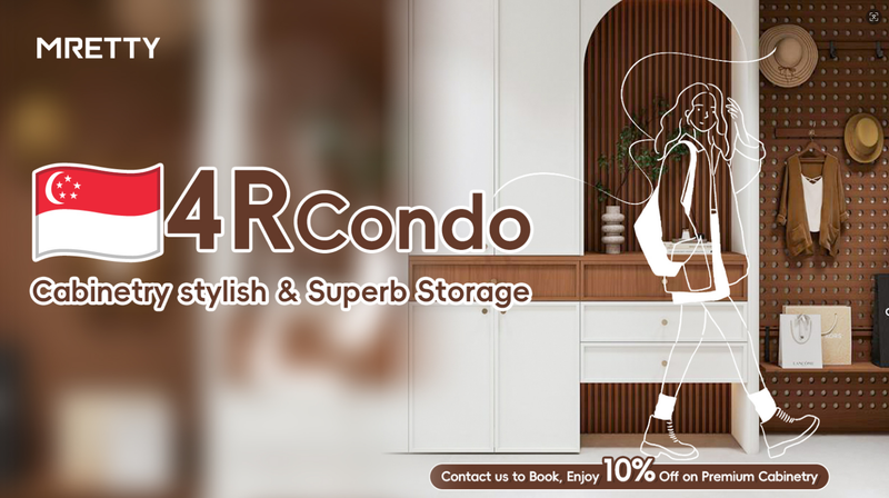 🇸🇬新加坡公寓四房式柜体｜竟能如此雅致？！